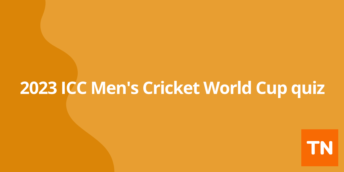 2023 ICC Men's Cricket World Cup quiz