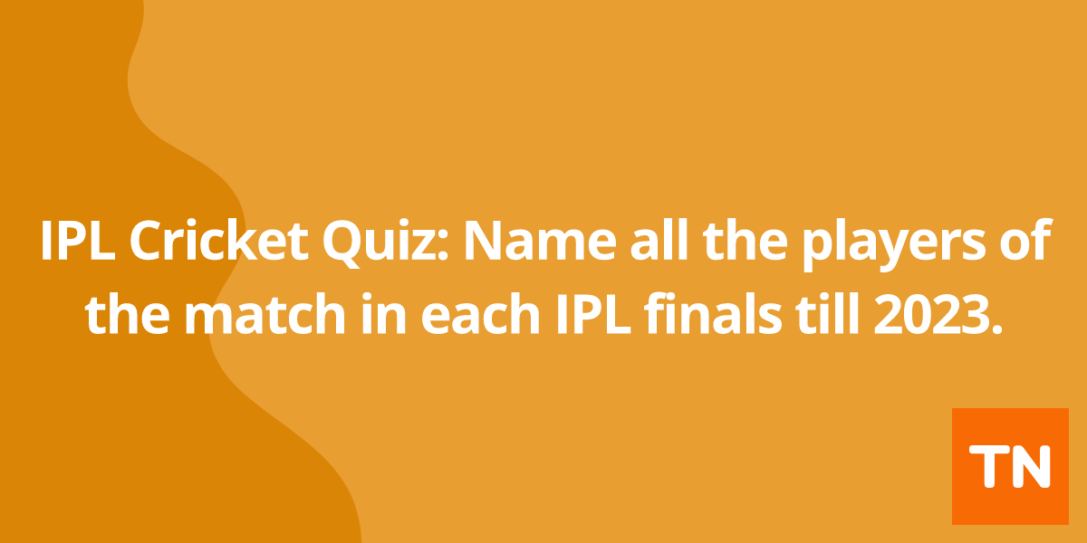 IPL Cricket Quiz: Name all the players of the match in each IPL finals till 2023.